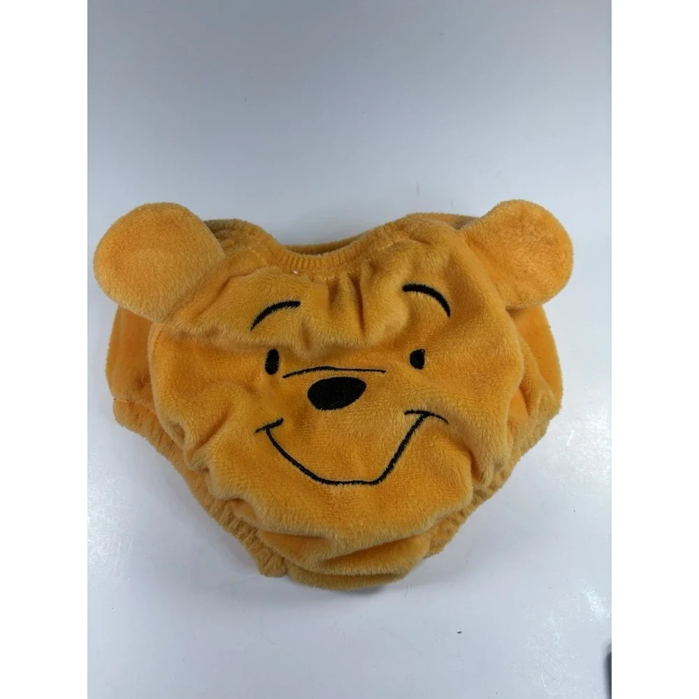 Winnie The Pooh Themed Embroidered Plush Diper Cover 6 Months Yellow